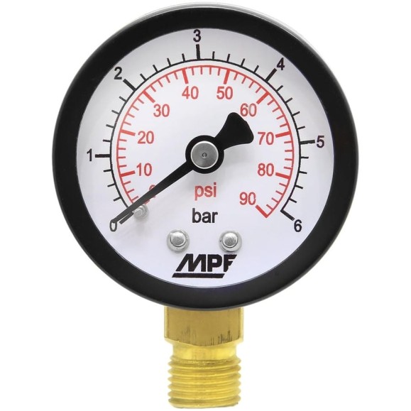 Манометр радиальный MPF 6 Бар, кл. точности 2,5, 1/4" нар. резьба ИС.160270 Манометр радиальный MPF 6 Бар, кл. точности 2,5, 1/4" нар. резьба ИС.160270