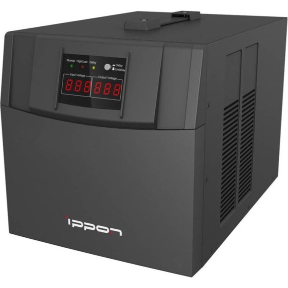Стабилизатор напряжения IPPON AVR-3000 3000Вт 3000ВА 361015 Стабилизатор напряжения IPPON AVR-3000 3000Вт 3000ВА 361015