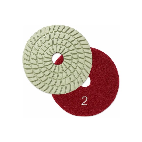 Круг алмазный гибкий шлифовальный АГШК SPIRAL WHITE 100x2.5 мм, №2, wet/dry TECH-NICK 128.120.8586