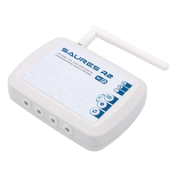 Контроллер SAURES R2 v.4.5, Wi-Fi, 8 каналов, внешняя антенна, внешнее питание 9-30В CTR-R2.7 Контроллер SAURES R2 v.4.5, Wi-Fi, 8 каналов, внешняя антенна, внешнее питание 9-30В CTR-R2.7