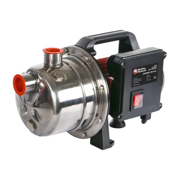 Садовый насос QUATTRO ELEMENTI Giardino 1001 Inox 910-195 Садовый насос QUATTRO ELEMENTI Giardino 1001 Inox 910-195