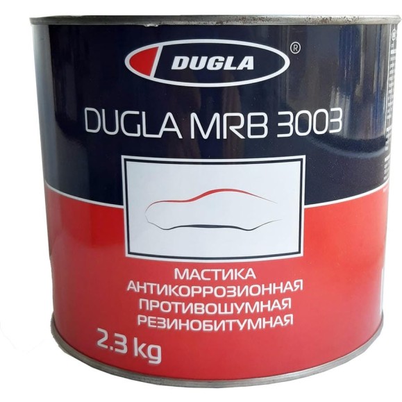 Антикоррозионная резинобитумная мастика Dugla MRB 3003 2,3 кг D010102 Антикоррозионная резинобитумная мастика Dugla MRB 3003 2,3 кг D010102