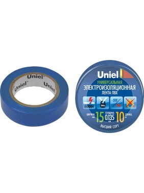Изоляционная лента Uniel 10/15/01 BLU UIT-135P 4511 Изоляционная лента Uniel 10/15/01 BLU UIT-135P 4511