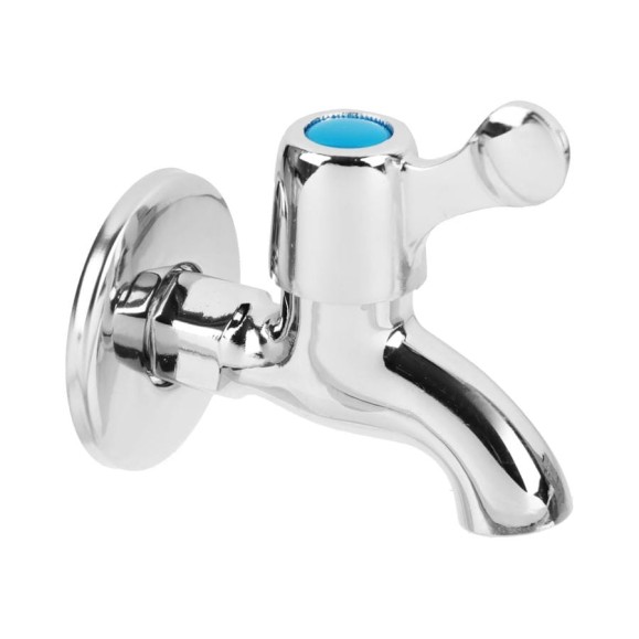 Водоразборный кран FRESSO короткий излив, 1/2", цинк 554-034 Водоразборный кран FRESSO короткий излив, 1/2", цинк 554-034