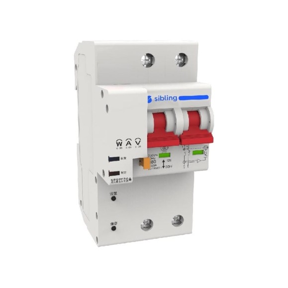 Умный двухполюсной автоматический выключатель Sibling Powerswitch-A16 2 00-00012414 Умный двухполюсной автоматический выключатель Sibling Powerswitch-A16 2 00-00012414