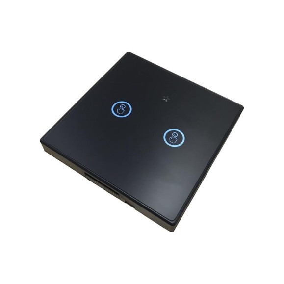 Умный беспроводной выключатель Sibling чёрный 2 клавиши Powerlight-M2 00-00003355 Умный беспроводной выключатель Sibling чёрный 2 клавиши Powerlight-M2 00-00003355