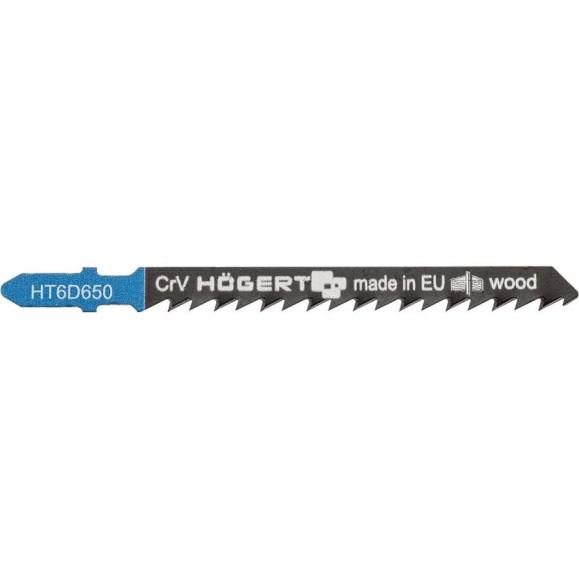 Полотно по дереву (2 шт; 75х100 мм; 6 TPI) для электролобзика HOEGERT TECHNIK HT6D650-2 Полотно по дереву (2 шт; 75х100 мм; 6 TPI) для электролобзика HOEGERT TECHNIK HT6D650-2