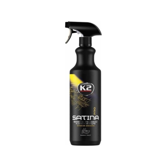 Полироль для пластика K2 SATINA PRO энергия фруктов, спрей 1000мл D50211 Полироль для пластика K2 SATINA PRO энергия фруктов, спрей 1000мл D50211