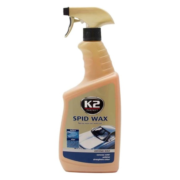 Защитный полироль кузова K2 с воском SPID WAX спрей, 770 мл K087M