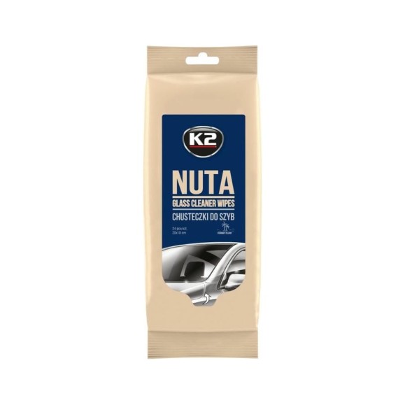 Влажные салфетки для стекол K2 NUTA 20х18см  24шт. K500