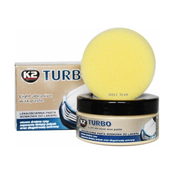 Полировочная паста K2 TURBO + губка, 250 гр. K004 Полировочная паста K2 TURBO + губка, 250 гр. K004