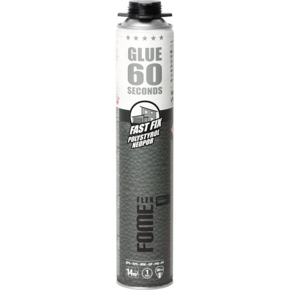 Клей для блоков Fome Flex GLUE CEMENT PISTOL FOAM, 750 мл 01-3-2-017 Клей для блоков Fome Flex GLUE CEMENT PISTOL FOAM, 750 мл 01-3-2-017