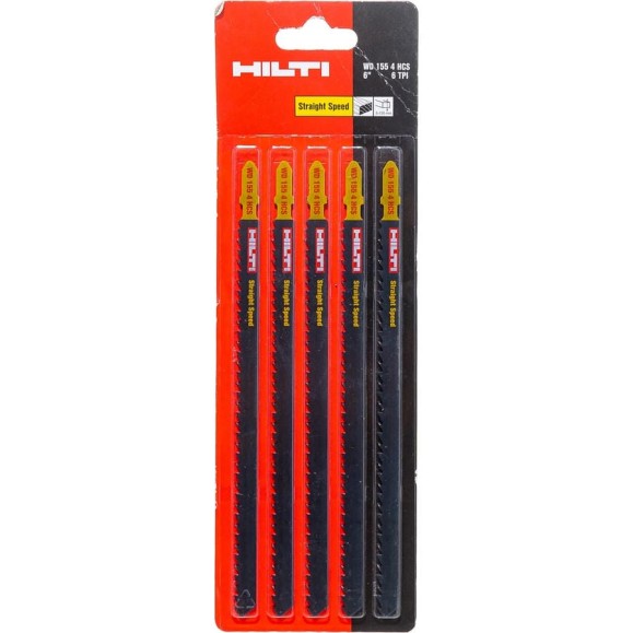 Полотно WD (155 мм; шаг 4 мм; HCS) для лобзика Hilti 2154914 Полотно WD (155 мм; шаг 4 мм; HCS) для лобзика Hilti 2154914