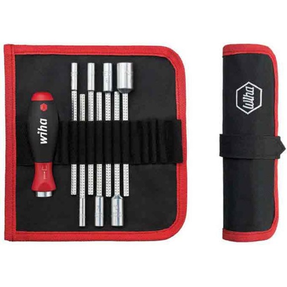Набор Wiha SYSTEM 6 U106T8: рукоятка SoftFinish-telescopic и насадки, 8 ед 27712 Набор Wiha SYSTEM 6 U106T8: рукоятка SoftFinish-telescopic и насадки, 8 ед 27712