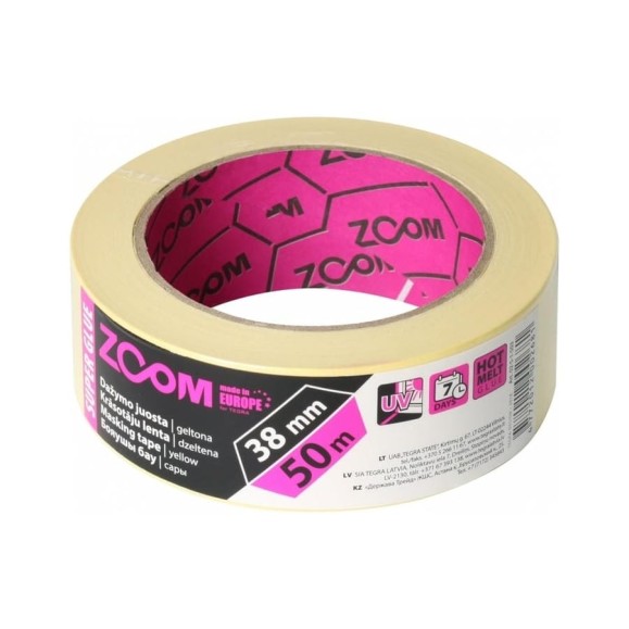 Малярная лента ZOOM 38 мм х 50 м 02-5-1-503 Малярная лента ZOOM 38 мм х 50 м 02-5-1-503