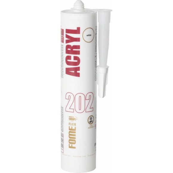 Акриловый герметик FOME FLEX ACRYL 202 (белый; 310 мл) 01-5-1-101 Акриловый герметик FOME FLEX ACRYL 202 (белый; 310 мл) 01-5-1-101