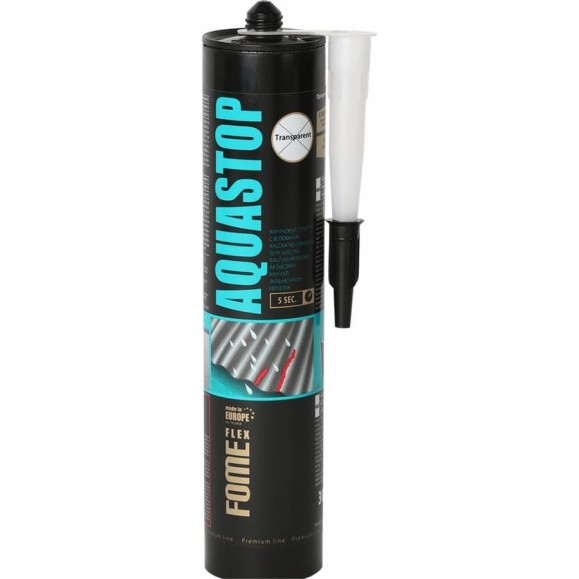 Каучуковый герметик FOME FLEX Aquastop (прозрачный; 300 мл) 01-4-2-009 Каучуковый герметик FOME FLEX Aquastop (прозрачный; 300 мл) 01-4-2-009