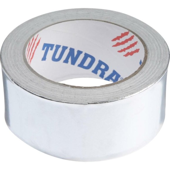 Клейкая алюминиевая лента TUNDRA 25 мкм, 48 мм х 25 м 4161627