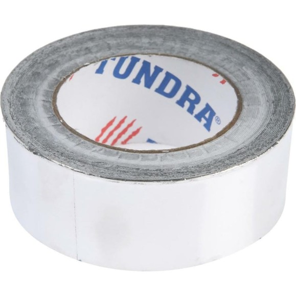 Клейкая алюминиевая лента TUNDRA 25 мкм, 48 мм х 50 м 4161629