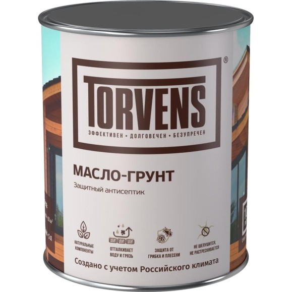 Масло-грунт Torvens бесцветное, 1 л 00-00009996 Масло-грунт Torvens бесцветное, 1 л 00-00009996