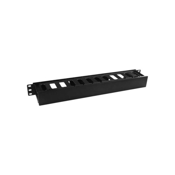 Кабельный организатор Hyperline CM-1U-D75-PL-COV пластиковый с крышкой, глубина 75 мм, 19" 481509 Кабельный организатор Hyperline CM-1U-D75-PL-COV пластиковый с крышкой, глубина 75 мм, 19" 481509