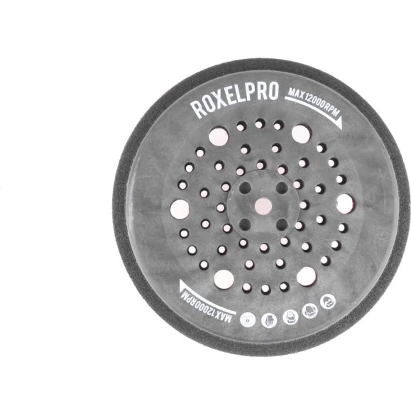 Оправка для шлифовальных кругов FUSION 150 мм, средней жесткости RoxelPro 195627 Оправка для шлифовальных кругов FUSION 150 мм, средней жесткости RoxelPro 195627