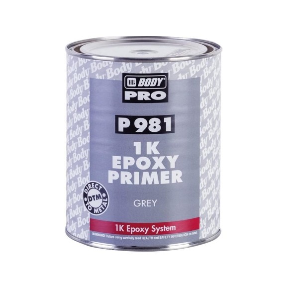 Эпоксидный грунт HB BODY P981 1К серый, 1 л 9810700001 Эпоксидный грунт HB BODY P981 1К серый, 1 л 9810700001