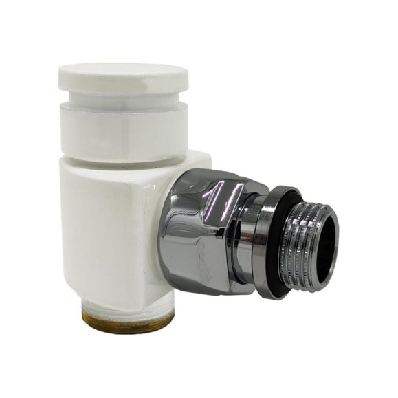 Угловой запорный клапан SR Rubinetterie Prestige & Minimal 1/2 x 24/19, белый 0363-1500VCPA Угловой запорный клапан SR Rubinetterie Prestige & Minimal 1/2 x 24/19, белый 0363-1500VCPA