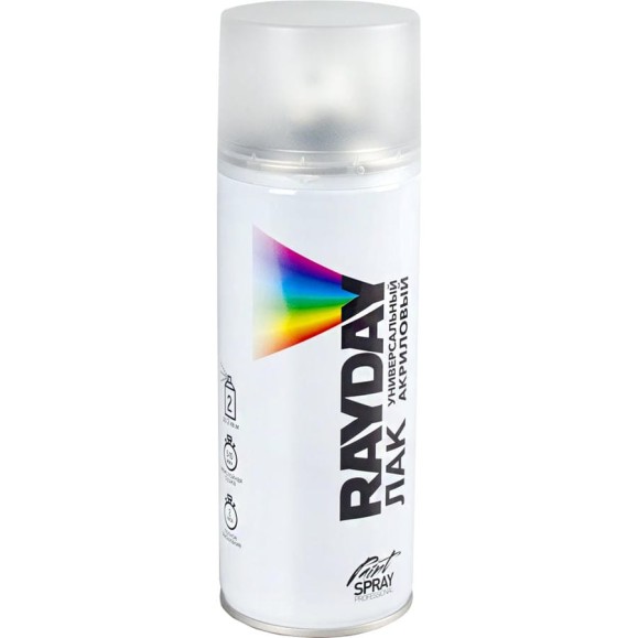 Аэрозольный акриловый лак RAYDAY глянцевый, 520 мл Rd-028 223175 Аэрозольный акриловый лак RAYDAY глянцевый, 520 мл Rd-028 223175