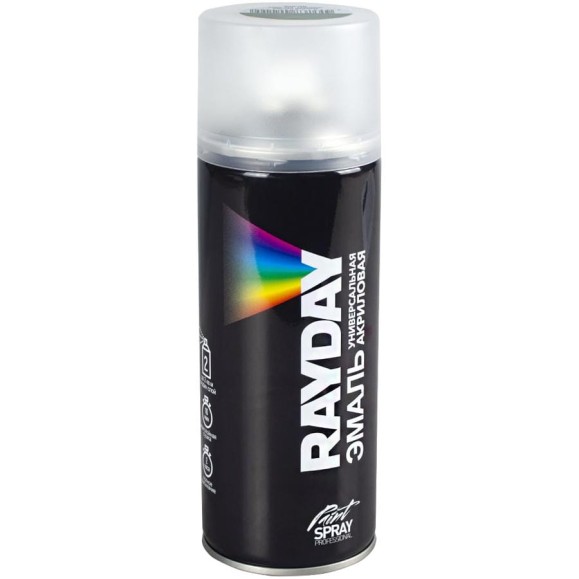 Акриловая аэрозольная краска RAYDAY Ral 6002 зеленая листва, полуматовая, 520 мл Rd-068 223214 Акриловая аэрозольная краска RAYDAY Ral 6002 зеленая листва, полуматовая, 520 мл Rd-068 223214