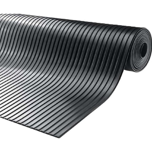 Резиновое рулонное покрытие ComeForte Рифленка 1,2х10 м Fine Ribbed rubber мелкая линия СС002789 Резиновое рулонное покрытие ComeForte Рифленка 1,2х10 м Fine Ribbed rubber мелкая линия СС002789