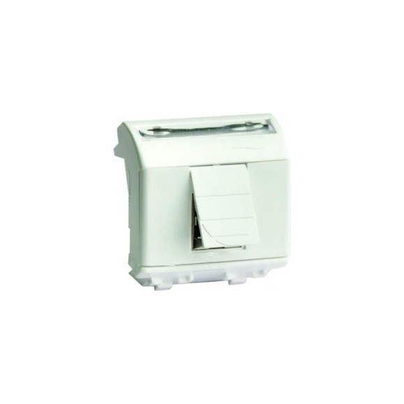 Розетка DKC BRAVA RJ-45, категория 5Е, экранированная, белая 40404 76666B Розетка DKC BRAVA RJ-45, категория 5Е, экранированная, белая 40404 76666B