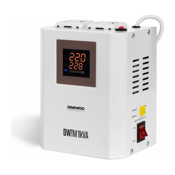Настенный стабилизатор напряжения DAEWOO DW-TM1kVA Настенный стабилизатор напряжения DAEWOO DW-TM1kVA