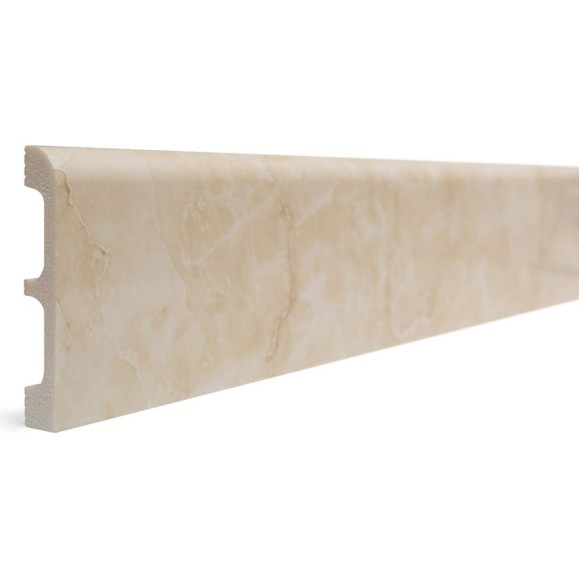 Плинтус напольный ударопрочный влагостойкий Decor-Dizayn цвет юрский мрамор 80Х13Х2400 мм 706-10 Плинтус напольный ударопрочный влагостойкий Decor-Dizayn цвет юрский мрамор 80Х13Х2400 мм 706-10