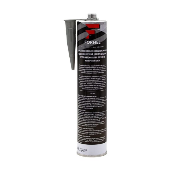 Герметик FORMEL PU multipurpose sealant (шовный; полиуретановый; 310 мл; серый) FM-GR Герметик FORMEL PU multipurpose sealant (шовный; полиуретановый; 310 мл; серый) FM-GR