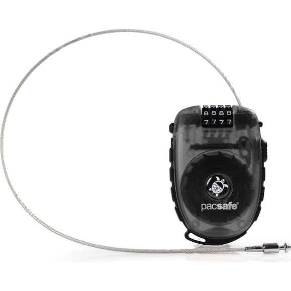 Кодовый замок с тросом Pacsafe Retractasafe 100 серый 10270109