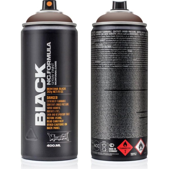 Краска MONTANA BLACK грязь, 0.4 л 8260 BLK