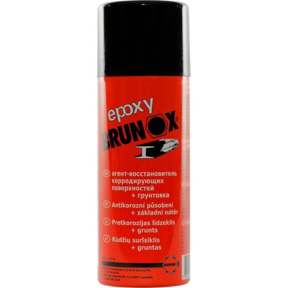 Грунтовка и преобразователь ржавчины BRUNOX Epoxy, 400 ml спрей BR040EP Грунтовка и преобразователь ржавчины BRUNOX Epoxy, 400 ml спрей BR040EP