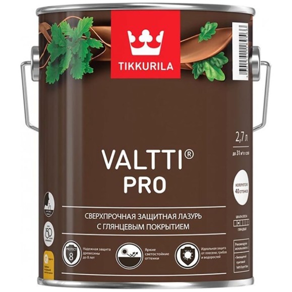 Антисептик для дерева Tikkurila Валтти Pro красное дерево, 2.7 л 52780 700010334 Антисептик для дерева Tikkurila Валтти Pro красное дерево, 2.7 л 52780 700010334