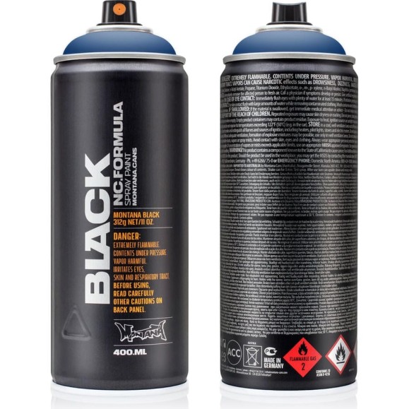 Краска MONTANA BLACK ультрамарин, 0.4 л 5080 BLK Краска MONTANA BLACK ультрамарин, 0.4 л 5080 BLK