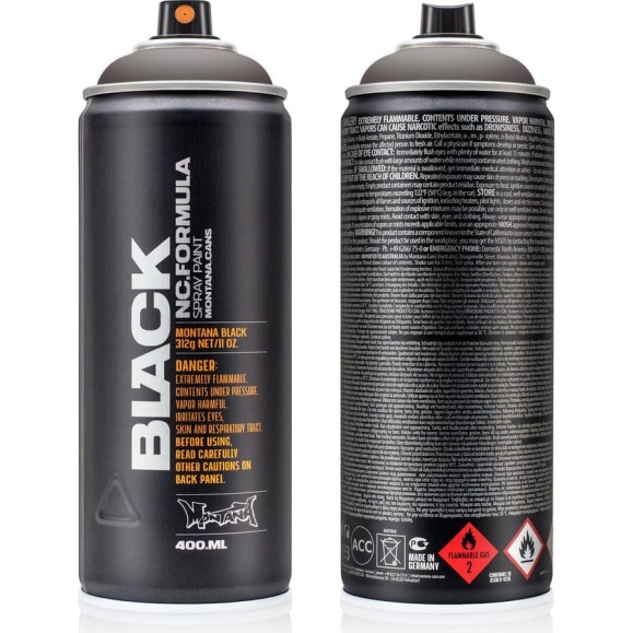 Краска MONTANA BLACK черно-серая, 0.4 л 7080 BLK Краска MONTANA BLACK черно-серая, 0.4 л 7080 BLK