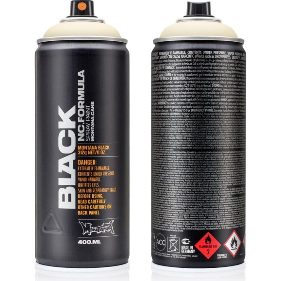 Краска MONTANA BLACK слоновая кость, 0.4 л 8000 BLK