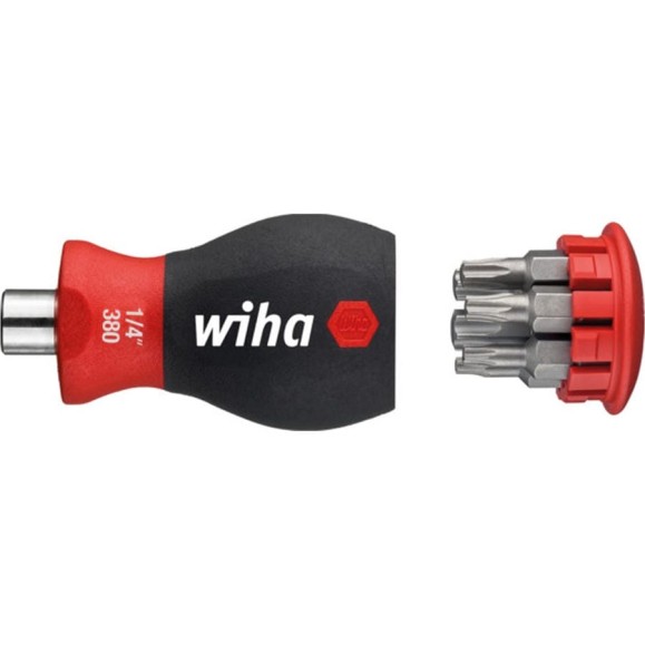 Отвертка-битодержатель Wiha SoftFinish Stubby 3801-03, магнитный, 1/4", TORX 33743 Отвертка-битодержатель Wiha SoftFinish Stubby 3801-03, магнитный, 1/4", TORX 33743
