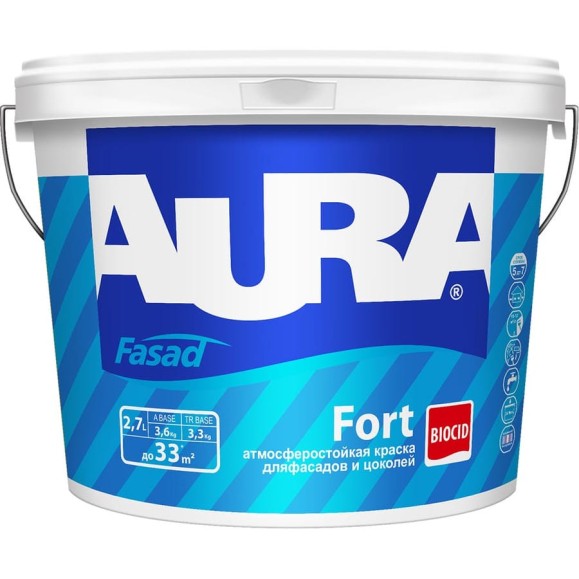 Краска Aura FACADE 2,7 л K0044 Краска Aura FACADE 2,7 л K0044