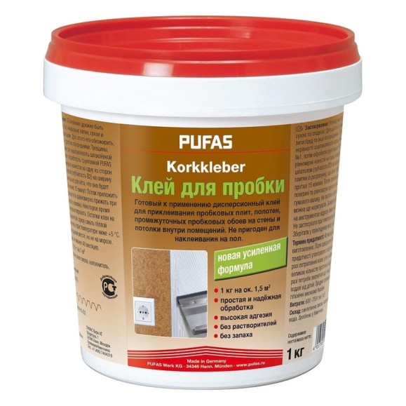 Клей для пробки PUFAS 1 кг 001301092