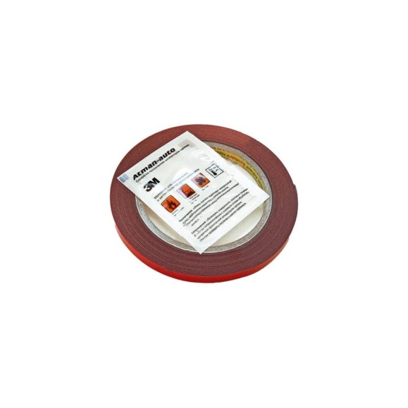 Двухсторонний скотч 3М + салфетка 3М Русская Артель 6 мм PT1100-6 Двухсторонний скотч 3М + салфетка 3М Русская Артель 6 мм PT1100-6