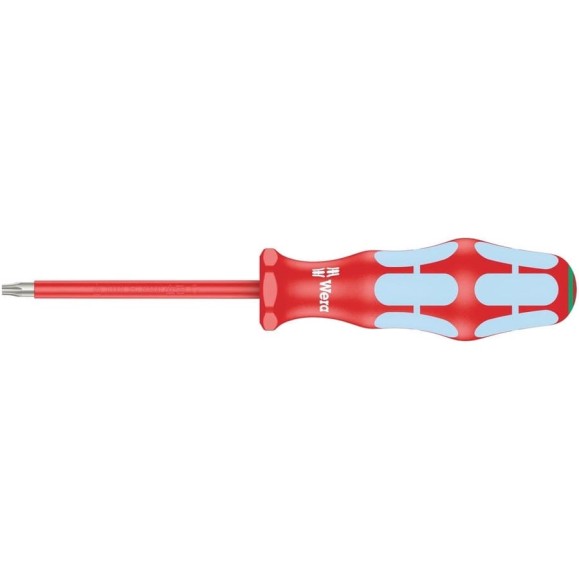 Диэлектрическая отвертка WERA 3167 i TORX VDE, нержавеющая сталь, TX20х80 мм WE-022764 Диэлектрическая отвертка WERA 3167 i TORX VDE, нержавеющая сталь, TX20х80 мм WE-022764