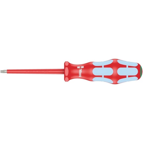 Диэлектрическая отвертка WERA 3167 i TORX VDE, нержавеющая сталь, TX15х80 мм WE-022763 Диэлектрическая отвертка WERA 3167 i TORX VDE, нержавеющая сталь, TX15х80 мм WE-022763