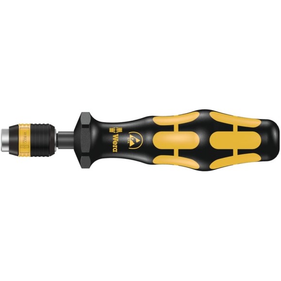 Динамометрическая отвертка WERA 7461 ESD Kraftform, 1.2 Нм, для бит 1/4 WE-074842