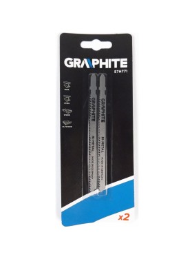 Полотна (2 шт; 10/14TPI; хвостовик T) для электролобзика GRAPHITE 57H771